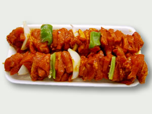 Brochetas cerdo