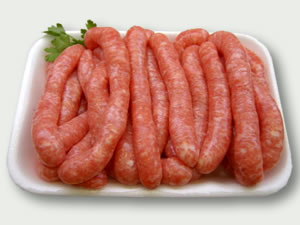 Salsitxes de pollastre